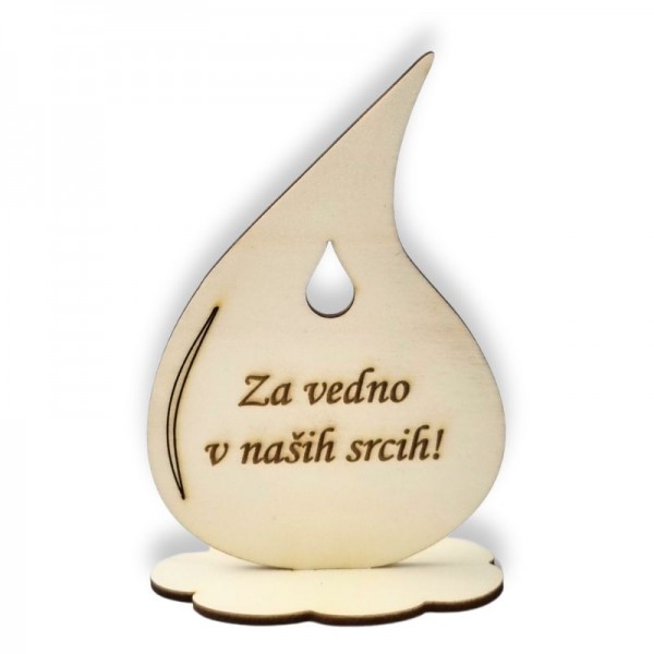 Lesena solza Za vedno